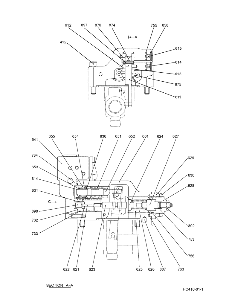 Регулятор насоса гидравлики LQ10V01005F1 О