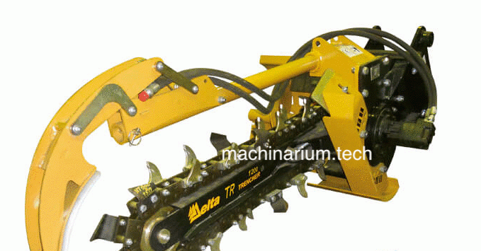 Траншеекопатель DELTA TR1200