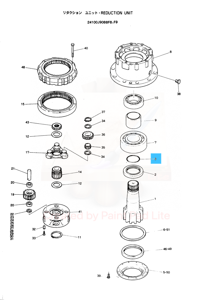 О-кольцо ZD11G08000 К