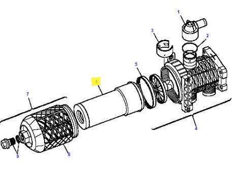 Фильтр гидравлики 42N-62-15470