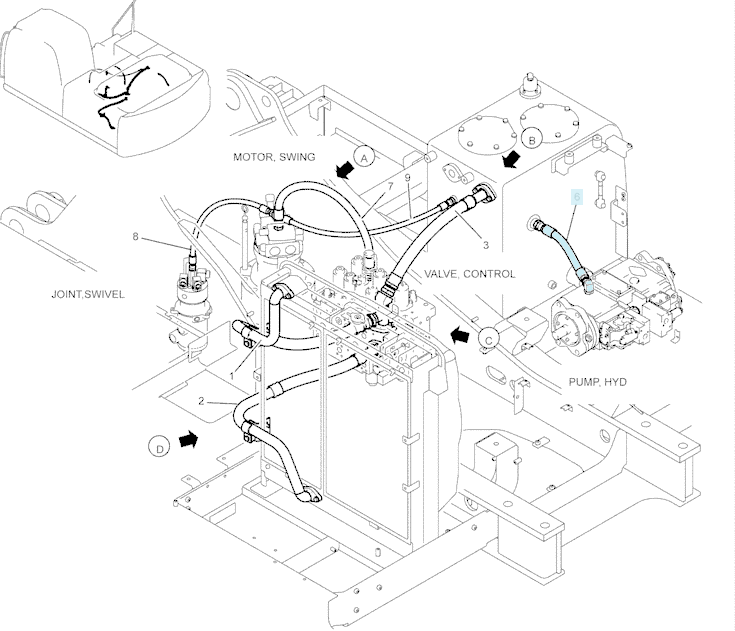 Шланг ZX22M12038
