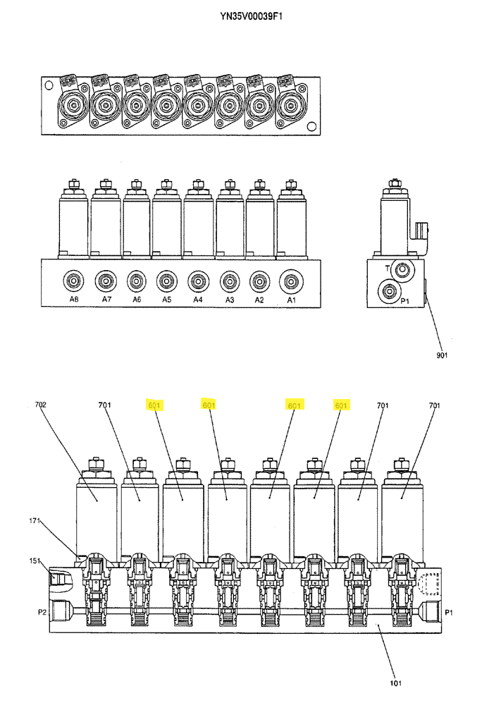 Клапан пропорциональный KDRDE5K-31/30C50-107-T