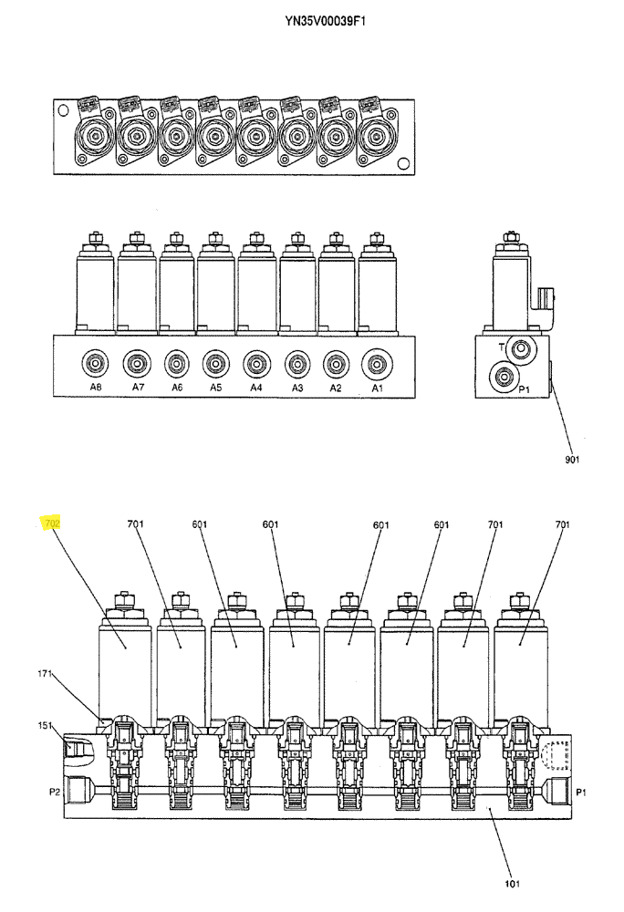Клапан пропорциональный KWE5K-31/G24YB50-T