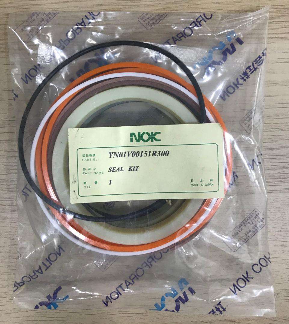 Набор уплотнений гидроцилиндра стрелы YN01V00151R300 NOK