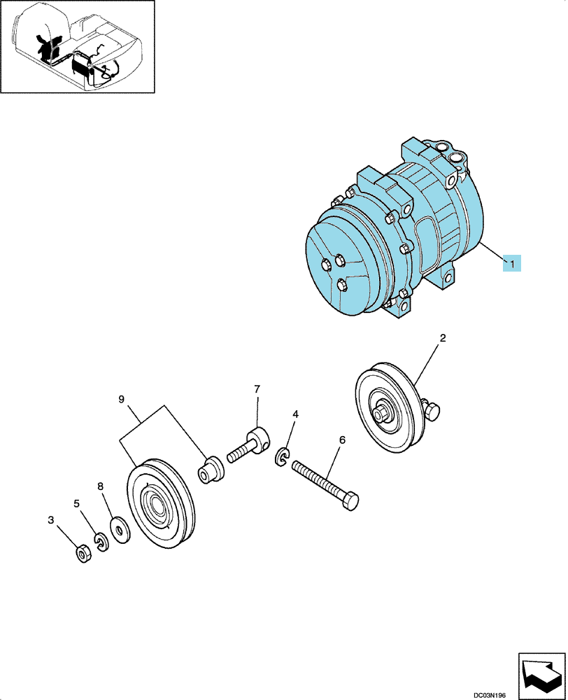 Компрессор кондиционера LC91V00001F1 К