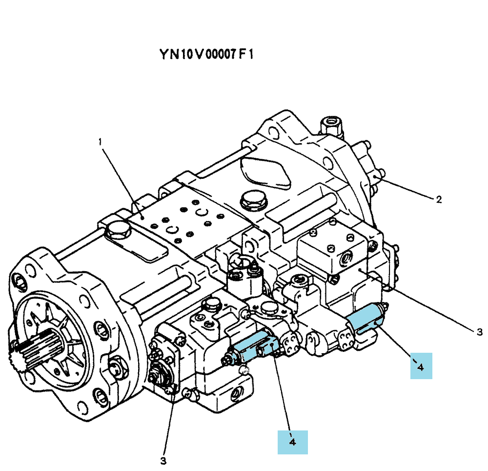 Клапан пропорциональный YN35V00018F2 O